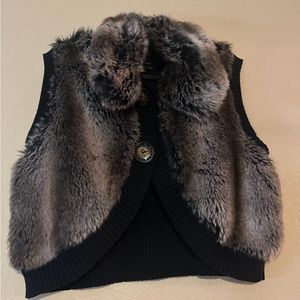 OUTDOOR EDITION BY PARKHURST FAUX FUR VEST